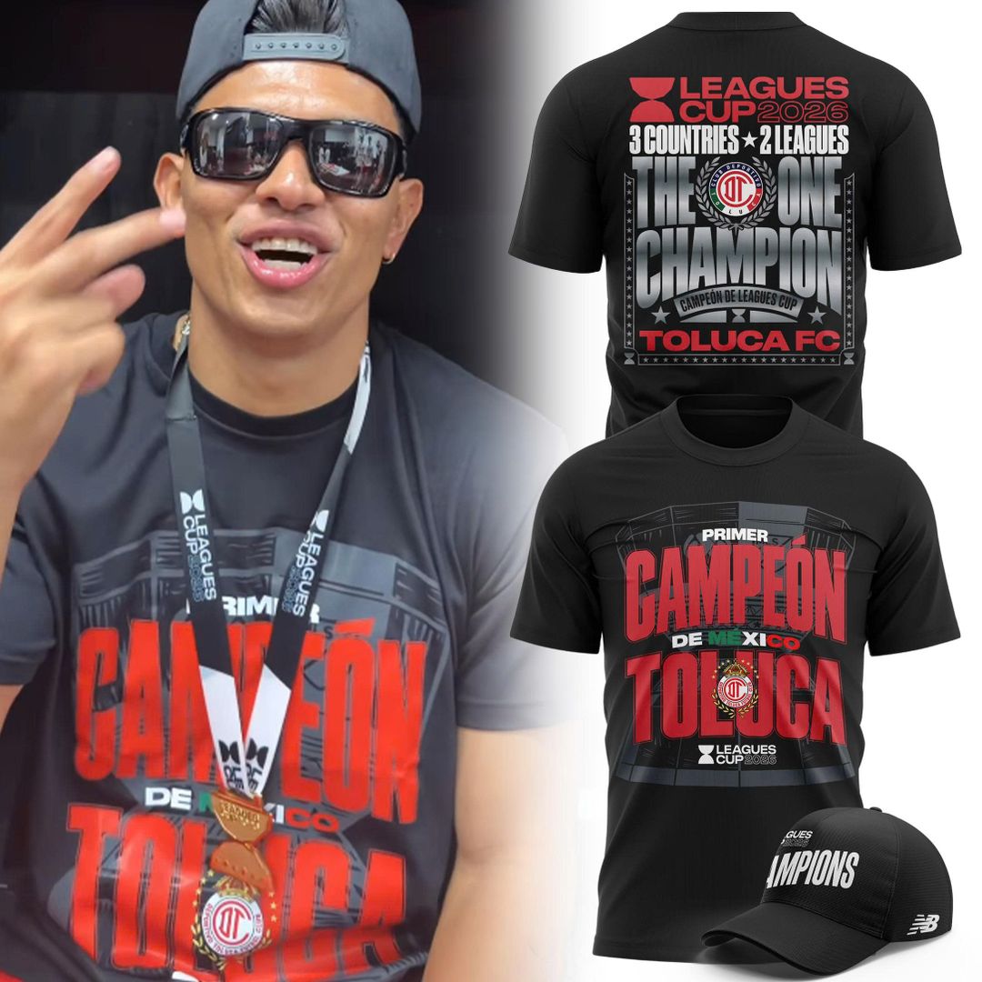 Camiseta Campeón Toluca FC Leagues Cup 2026