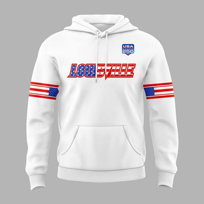 Louisville Cardinals Football "Salute to Service" White Hoodie