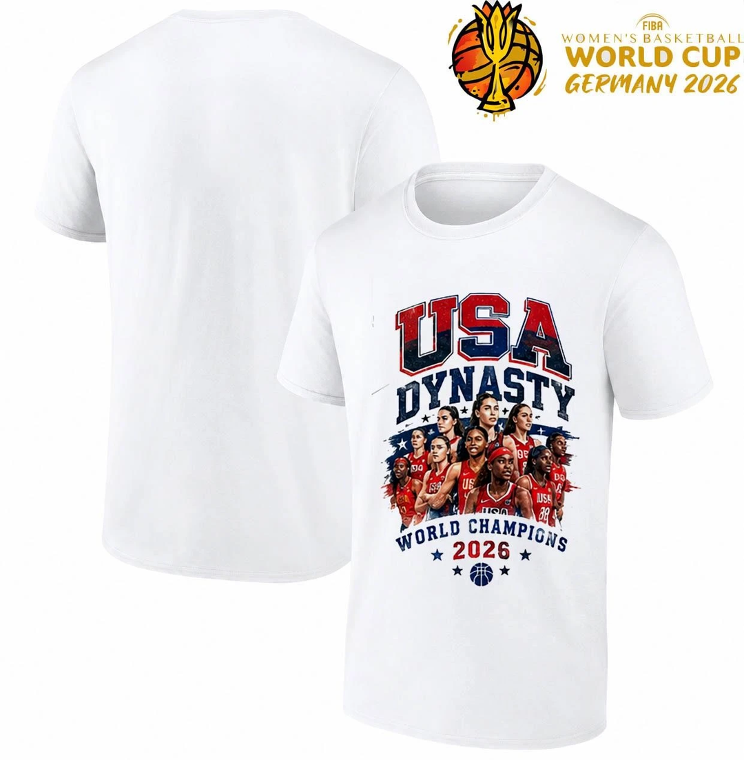 FIBA Women's Basketball World Cup Champion 2026 - Team USA T-Shirt