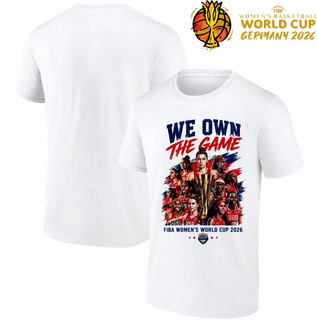 FIBA Women's Basketball World Cup Champion 2026 - Team USA T-Shirt