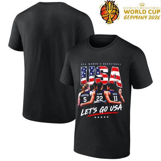FIBA Women's Basketball World Cup Champion 2026 - Team USA T-Shirt