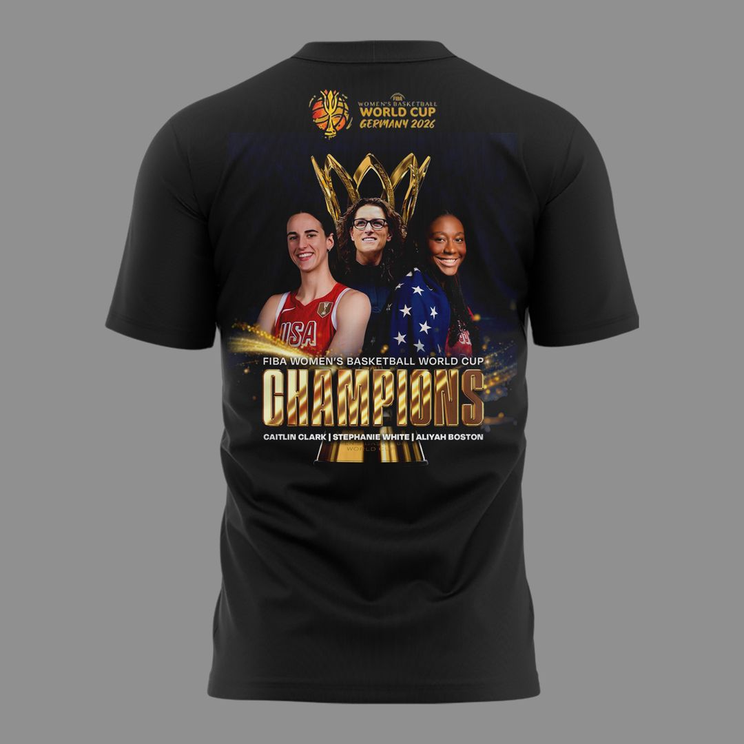 FIBA Women's Basketball World Cup Champion 2026 - Team USA T-Shirt