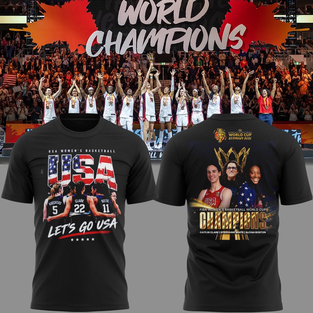 FIBA Women's Basketball World Cup Champion 2026 - Team USA T-Shirt