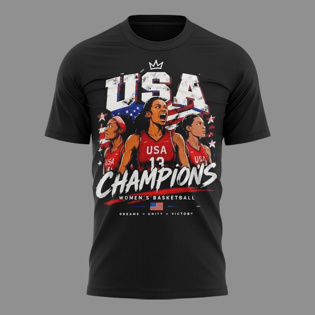 FIBA Women's Basketball World Cup Champion 2026 - Team USA T-Shirt