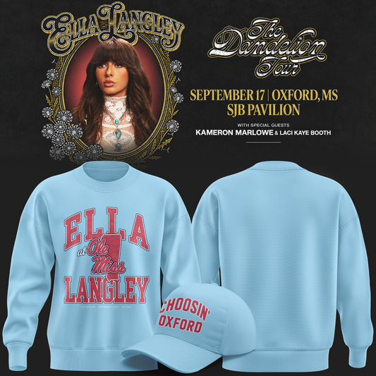 Exclusive Edition Ella Langley x Ole Miss Rebels Sweatshirt 2026
