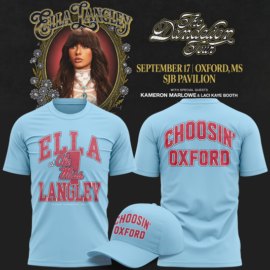 Limited Edition Ole Miss Ella Langley • The Dandelion Tour T-Shirt