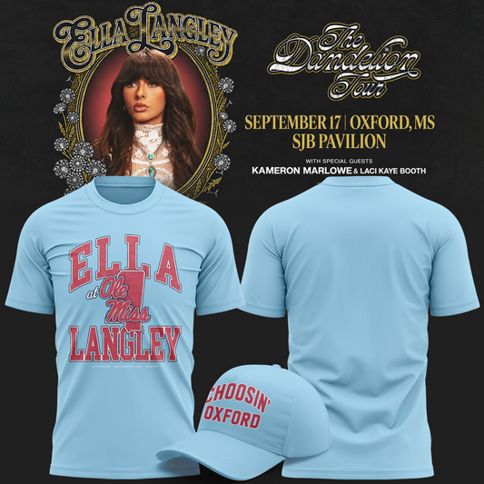 Limited Edition Ole Miss Ella Langley • The Dandelion Tour T-Shirt