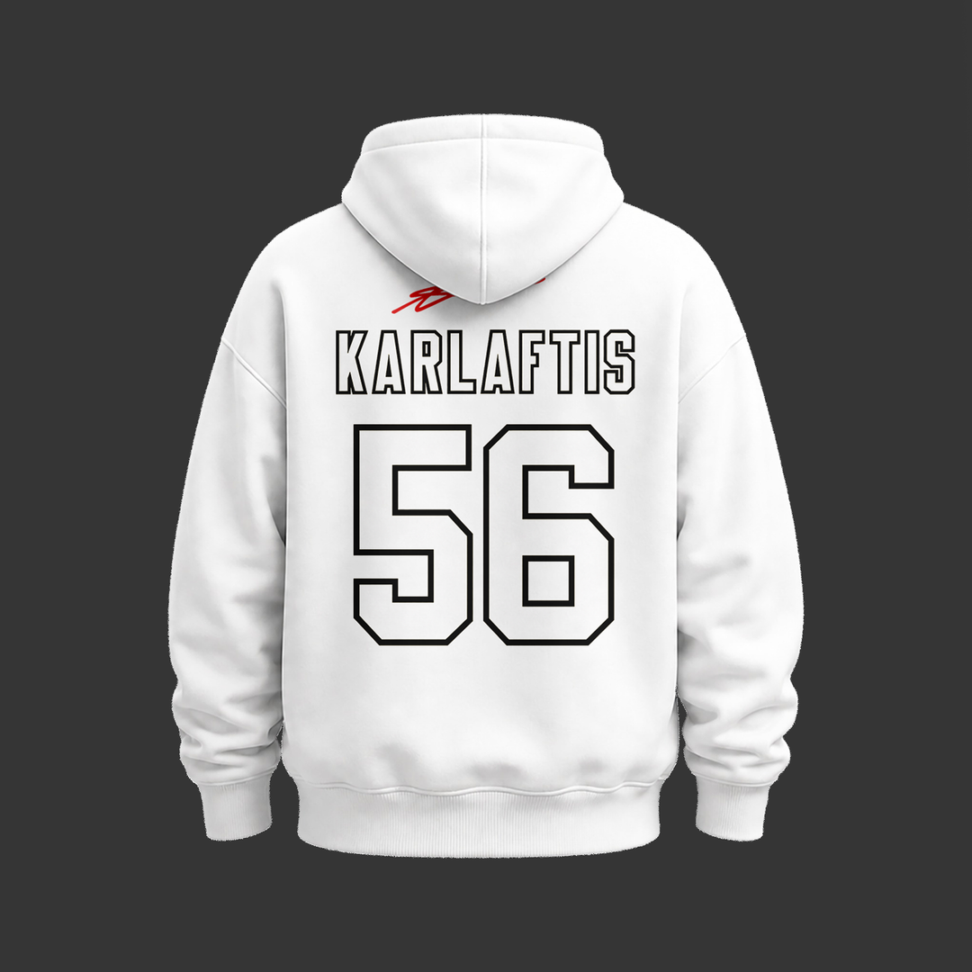 Exclusive George Karlaftis Hoodie Signatures Print for Kansas City Chiefs fans