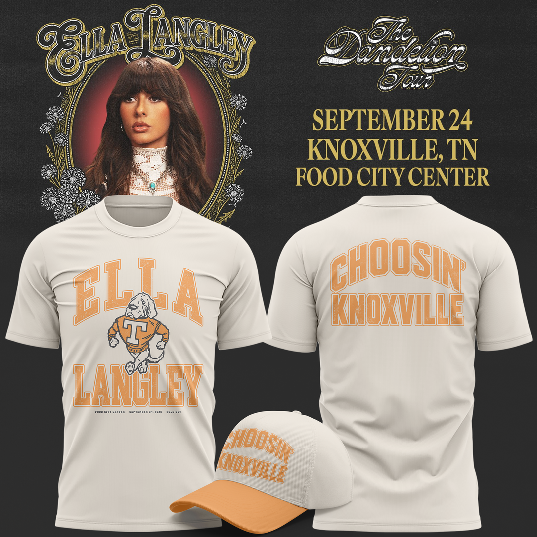 Tennessee Volunteers x Ella Langley-The Dandelion Tour 2026 T-shirt