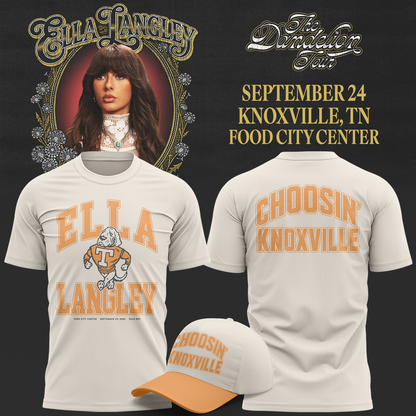 Tennessee Volunteers x Ella Langley-The Dandelion Tour 2026 T-shirt