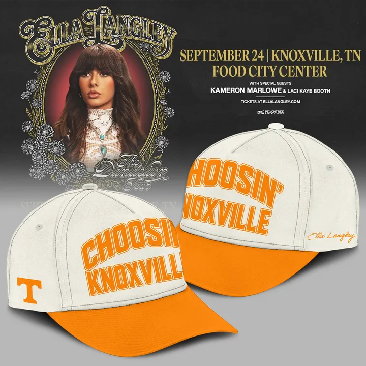 Tennessee Volunteers x Ella Langley-The Dandelion Tour 2026 T-shirt