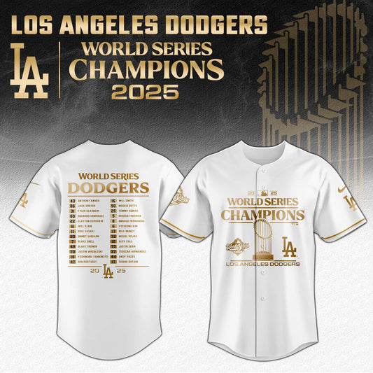 Los Angeles Dodgers 2025 World Series Champions Limited Edition Jersey