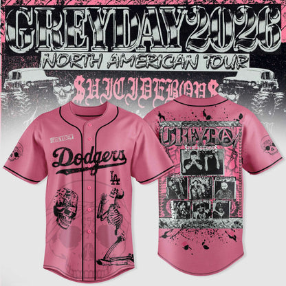 All Team MLB X $uicideboy$ Greyday 2026 – North American Tour Jersey