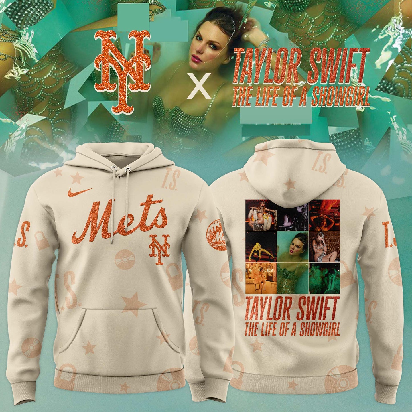 MLB x Taylor Swift The Life of a Showgirl� 2025 Limited Editions Jersey Hoodie
