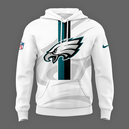Philadelphia Eagles NFL 2025 New White Hoodie