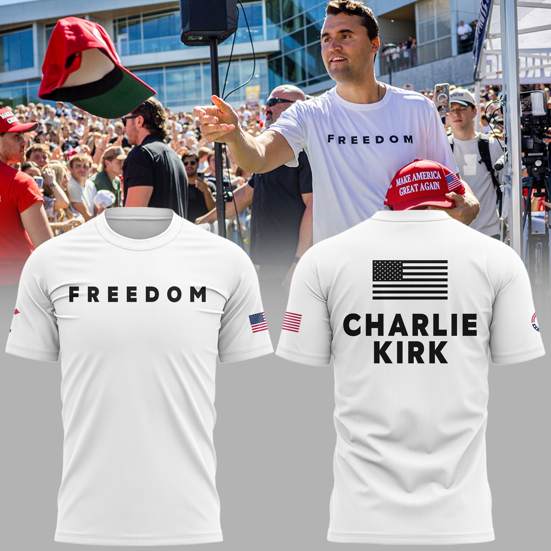 Special Edition Charlie Kirk Live Free T-shirt