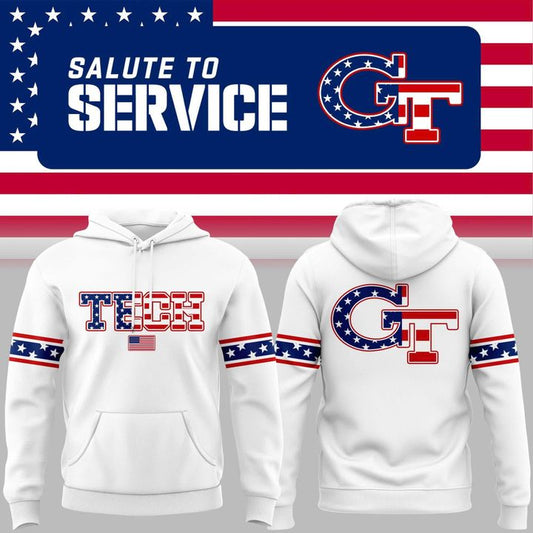 2025 Military Appreciation Tech Wordmark Special Edition Hoodie