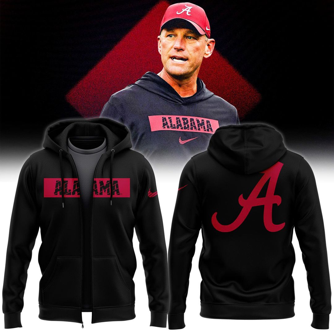 Alabama Crimson Tide 2024 Sideline Zip Hoodie