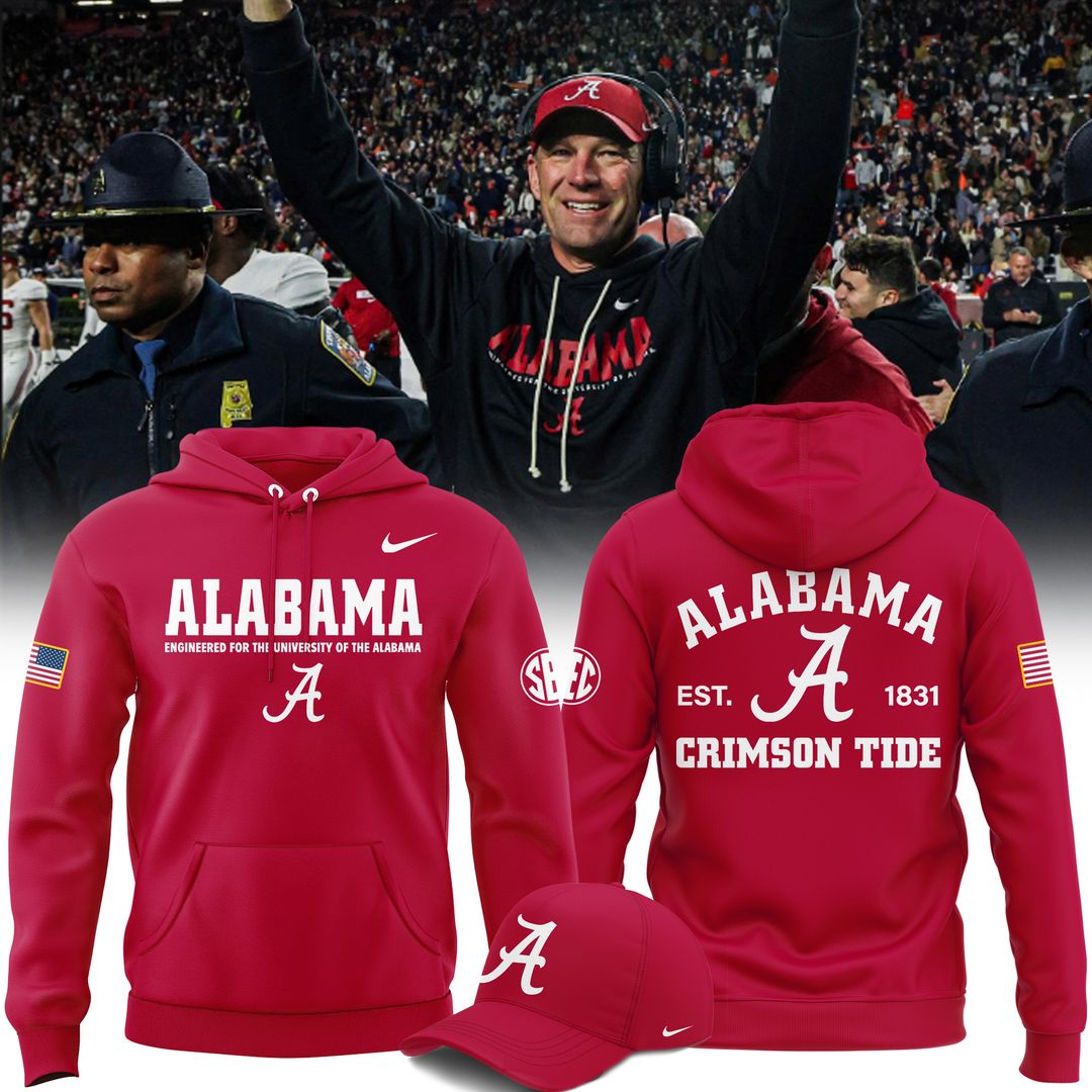 Limited Edition Alabama Football Red Hoodie 2025
