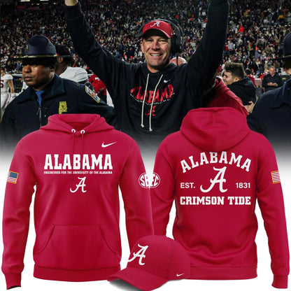 Limited Edition Alabama Football Red Hoodie 2025