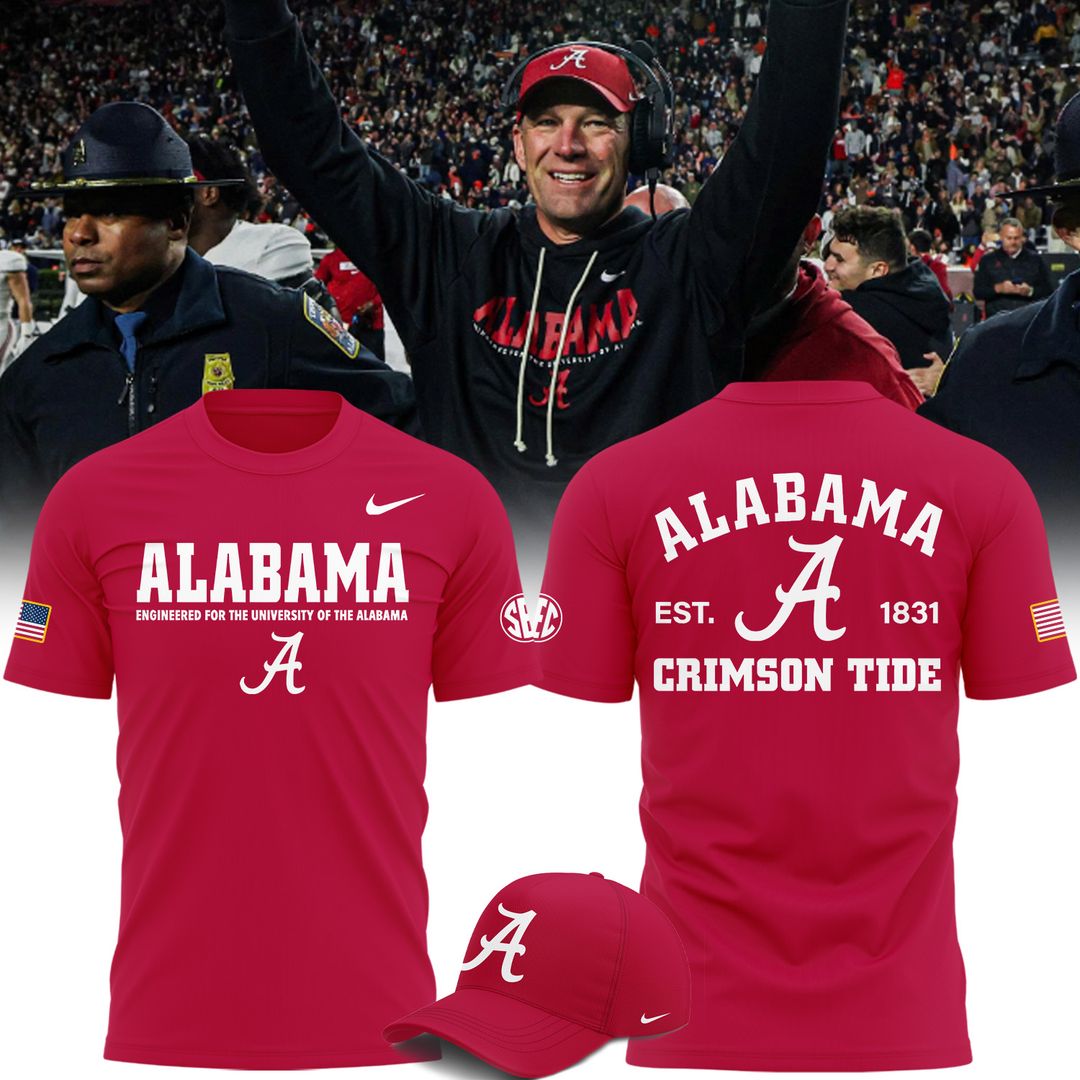 Limited Edition Alabama Football Red Tshirt 2025