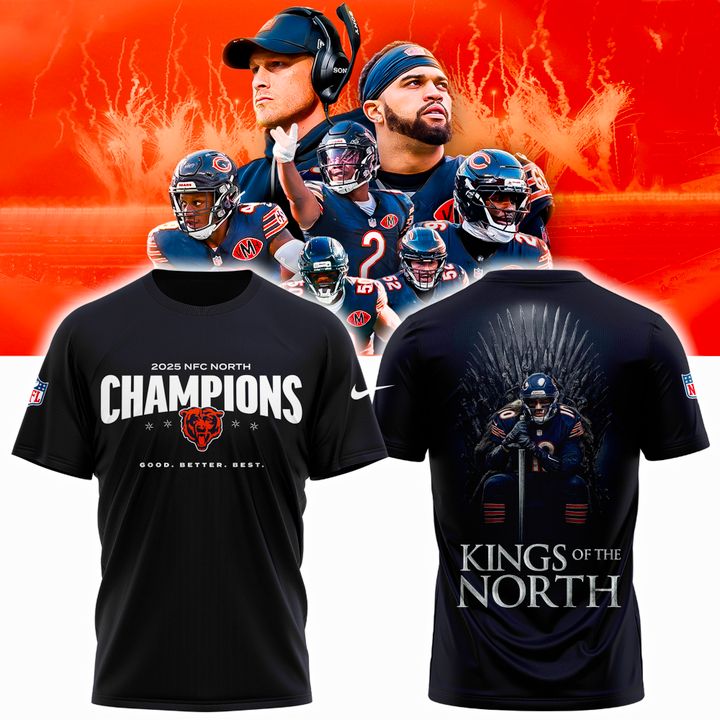 Kings of the North - Chicago Bears Champions NFC North Shirt