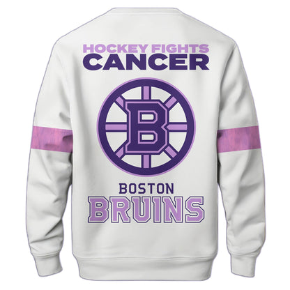 Boston Bruins x Hockey Fights Cancer Sweatshirt Limited Edition