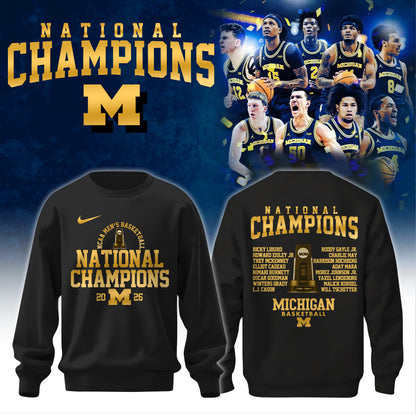 MICH Champions NCAA DI Basketball 2026 Sweatshirt Limited Edition
