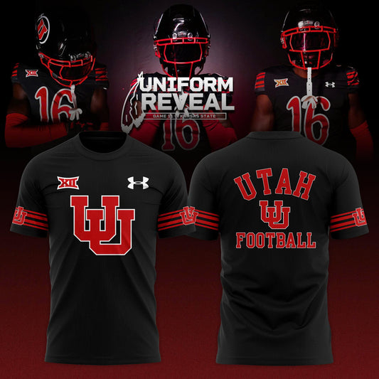 Utah Utes Black Throwbacks Combo TShirt