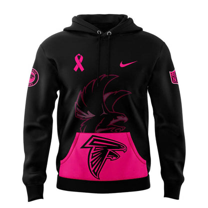 Men's Black Atlanta Falcons 2025 NFL Crucial Catch Club Pullover Hoodie