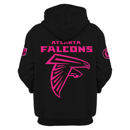 Women's Black Atlanta Falcons 2025 NFL Crucial Catch Club Pullover Hoodie