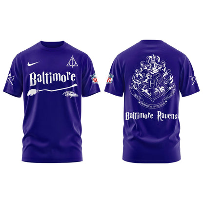 Baltimore Ravens Harry Potter 2025 Combo Tshirt