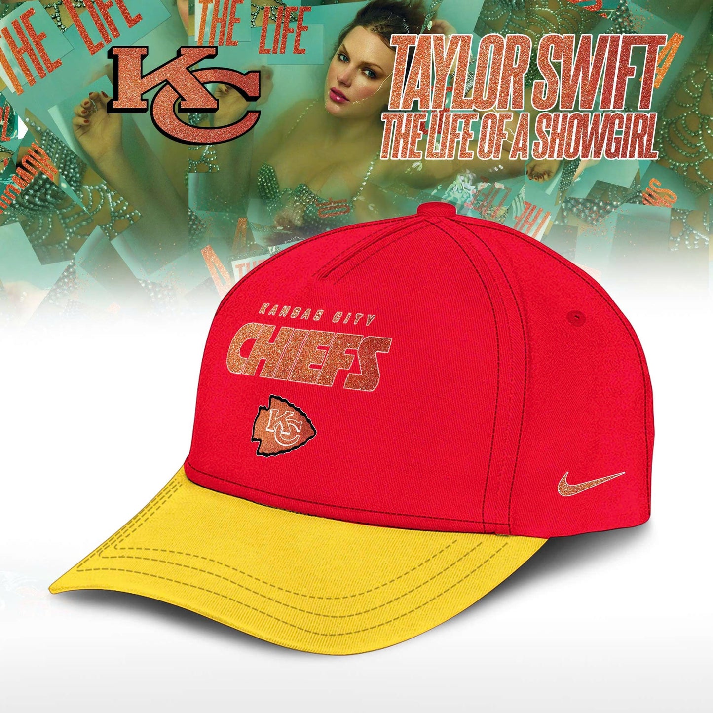 Kansas City Chiefs x Taylor Swift Orange Era� Limited Editions 2025 Hoodie