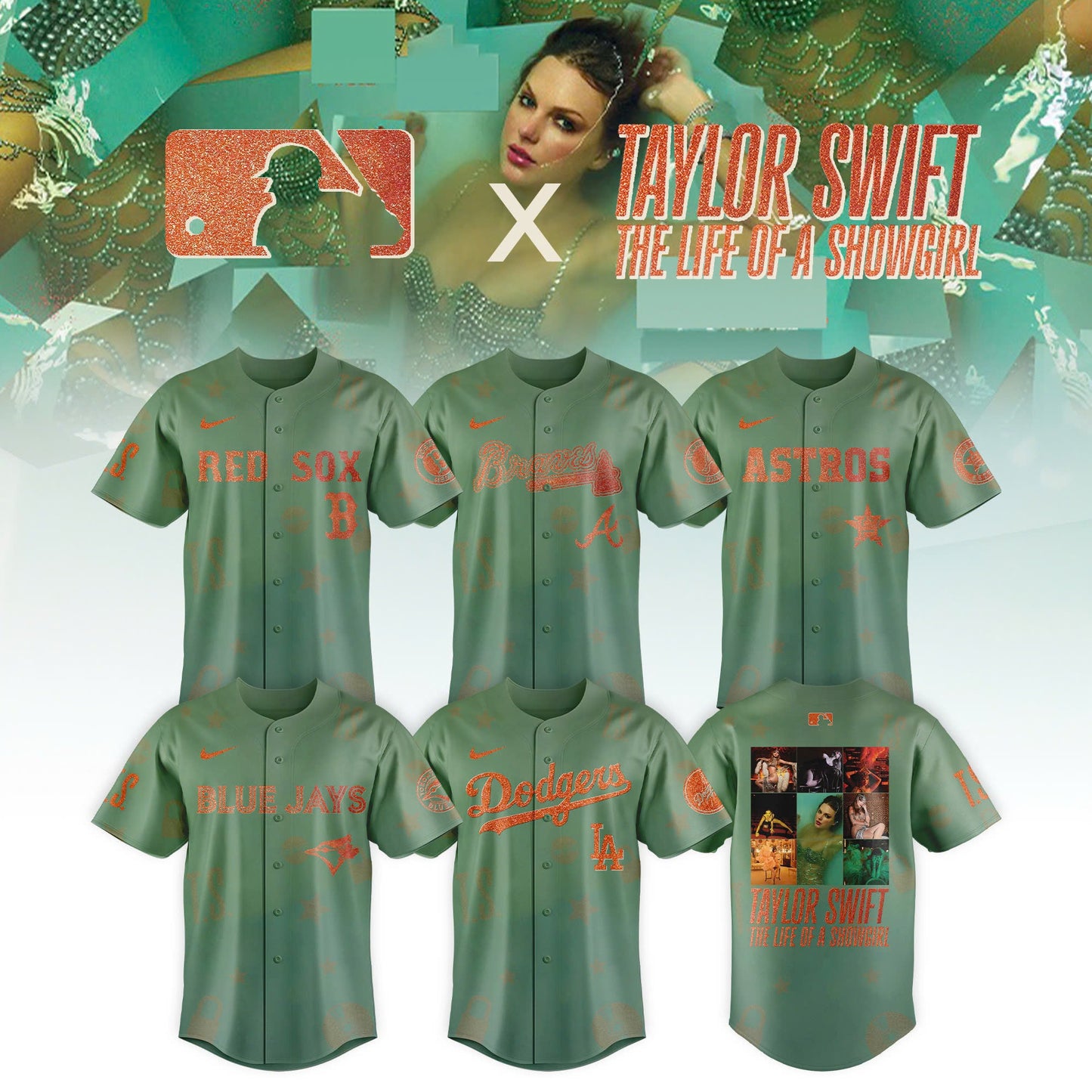 MLB x Taylor Swift The Life of a Showgirl� 2025 Limited Editions Jersey
