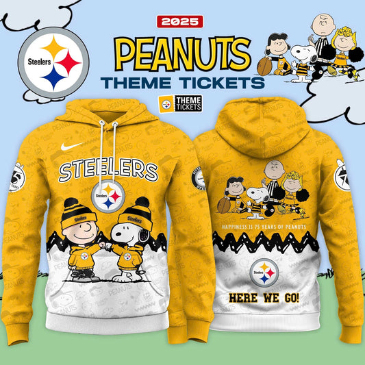 Pittsburgh Steelers x Peanuts Limited Editions 2025 Hoodie