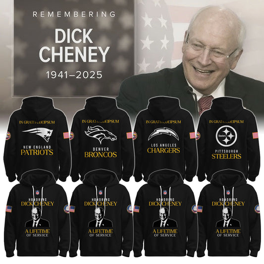 All Team NFL x “Dick Cheney Tribute Collection Hoodie Limited Release!”