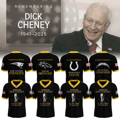 All Team NFL x “Dick Cheney Tribute Collection Football Jersey Limited Release!”