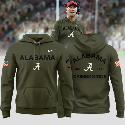 Alabama Crimson Tide Military Appreciation 2025 Special Hoodie