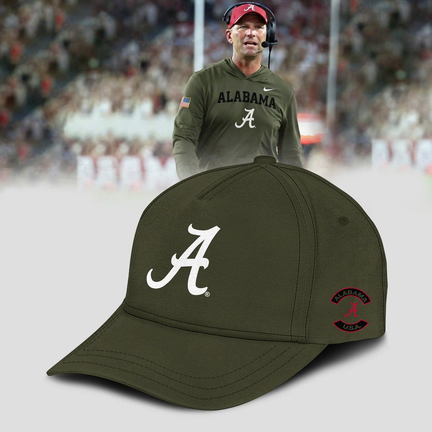 Alabama Crimson Tide Military Appreciation 2025 Special Hoodie
