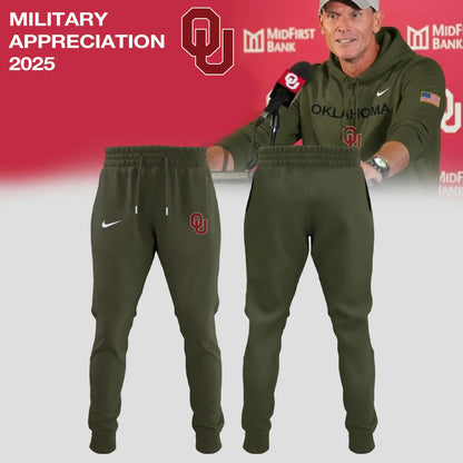 Oklahoma Sooners Military Appreciation 2025 Special Hoodie