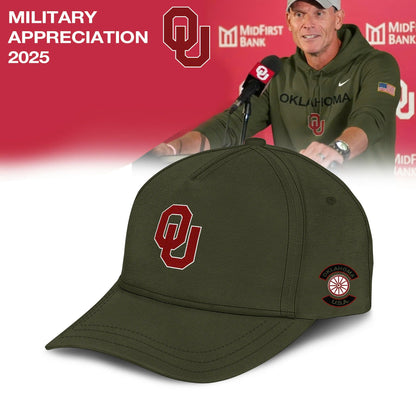 Oklahoma Sooners Military Appreciation 2025 Special Hoodie