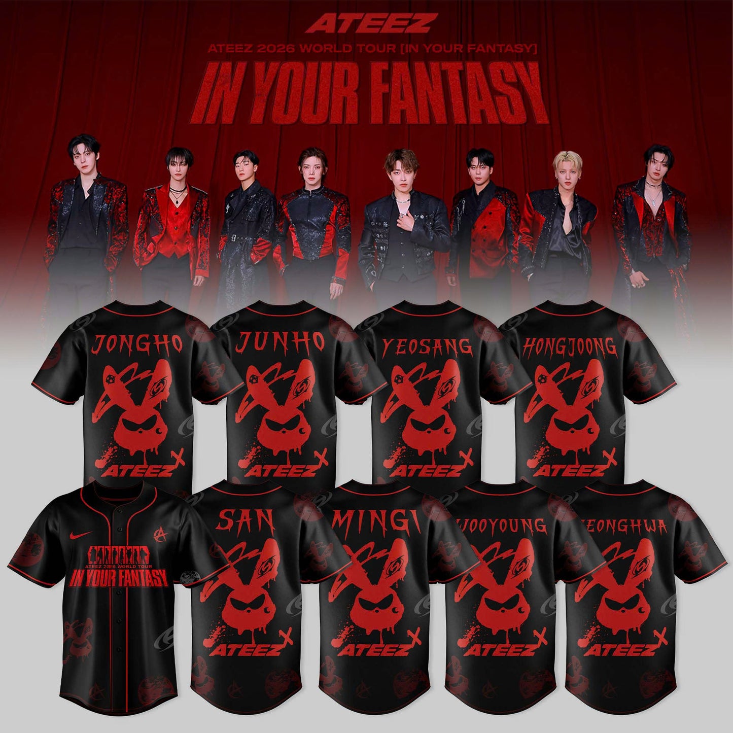 Ateez VR Concert Light The Way – Limited Jersey