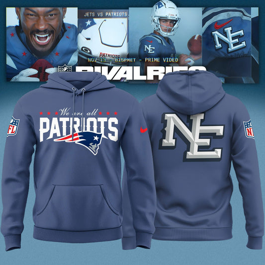New England Patriots 2025 Rivalries Nor’Easter Storm Special Hoodie