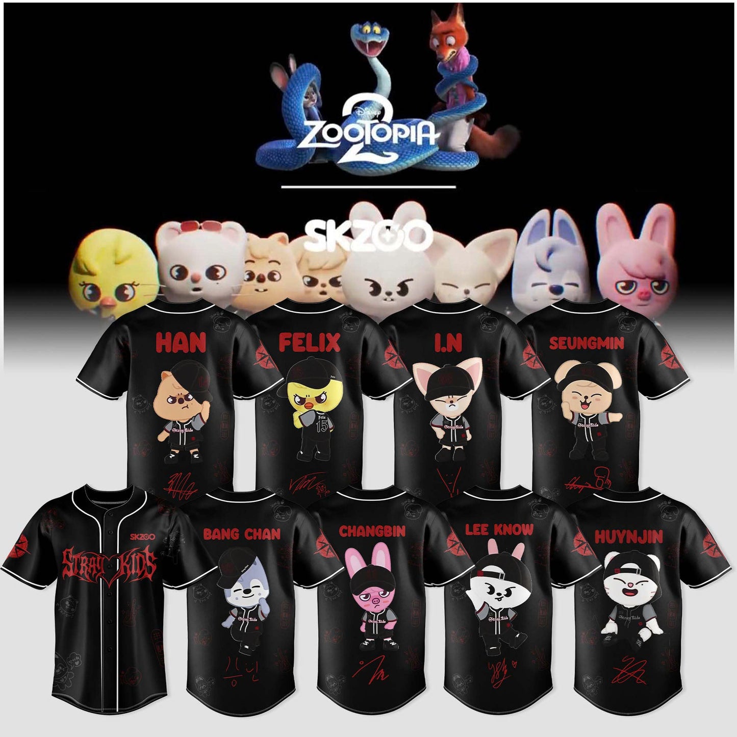 SKZOO x Zootopia 2 Collection – Jersey