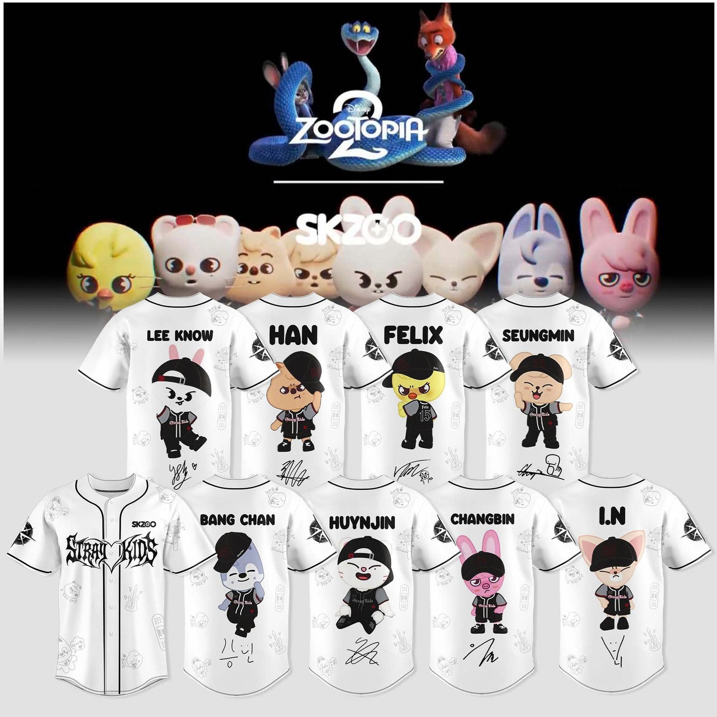 SKZOO x Zootopia 2 Collection – Jersey