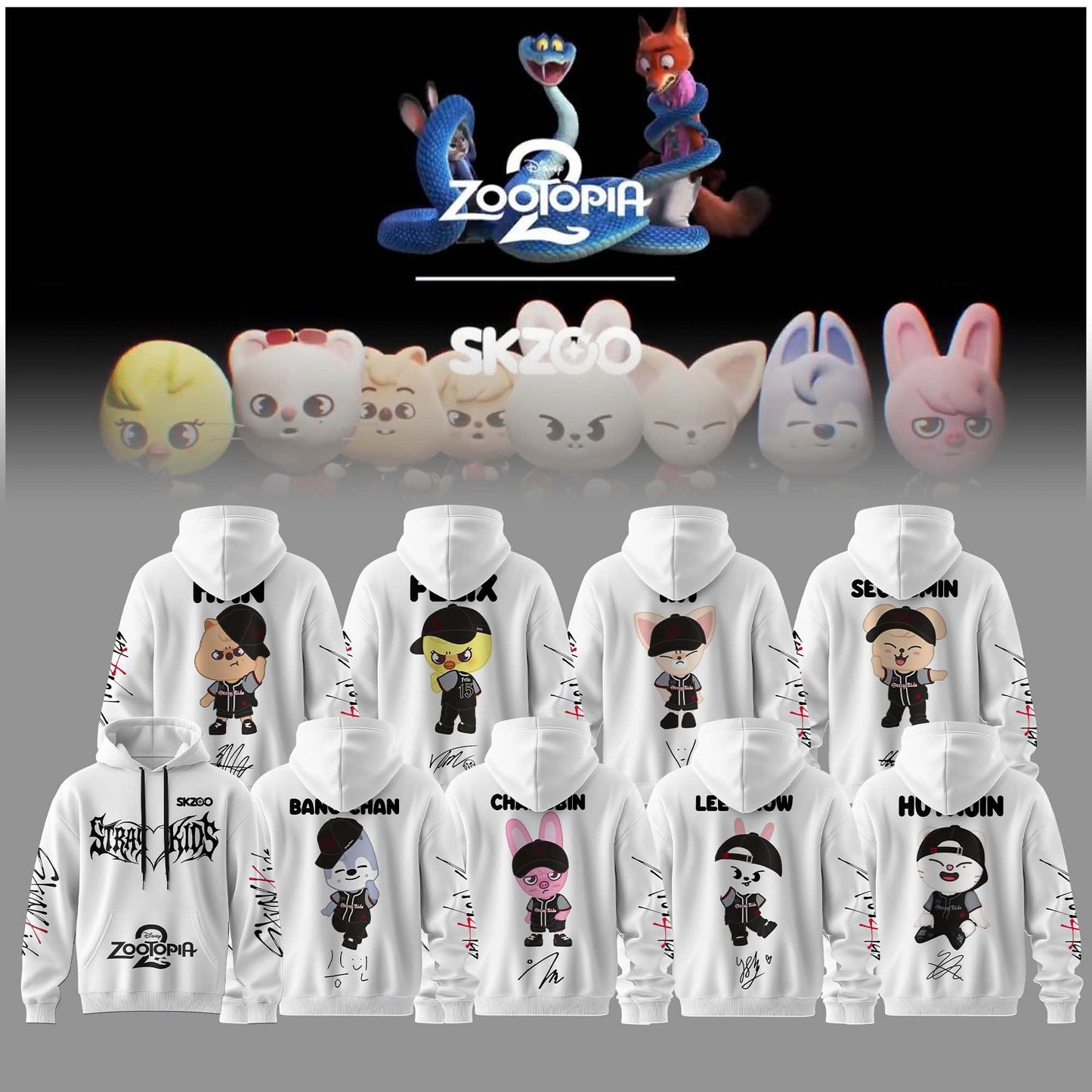 SKZOO x Zootopia 2 Collection – Hoodie