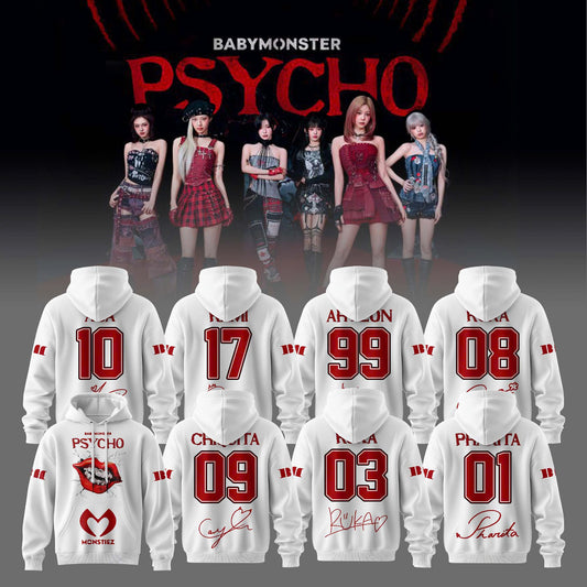 BABYMONSTER : PSYCHO [ WE GO UP] Album 2025 Limited – Hoodie