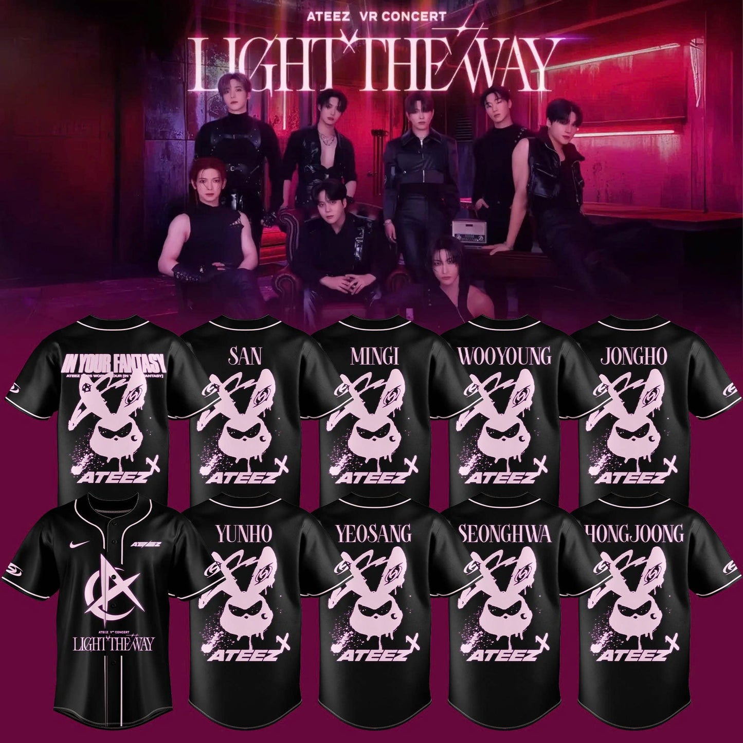 Ateez VR Concert Light The Way – Limited Jersey