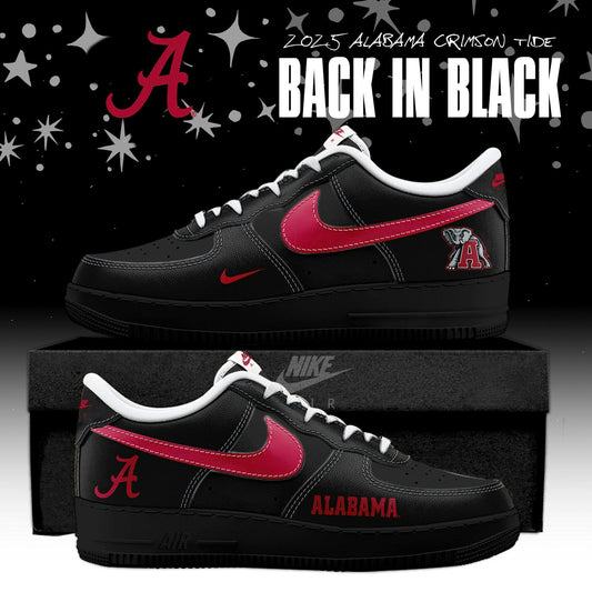 Alabama Crimson Tide Back In Black 2025 AF1 Special Edition