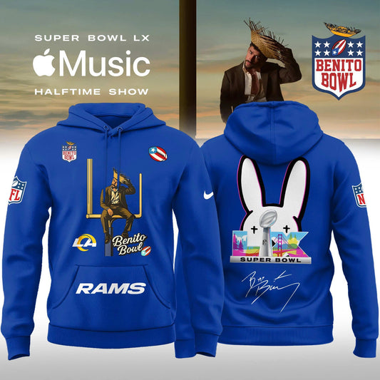 Los Angeles Rams x Bad Bunny Super Bowl LX The Halftime Show Special Edition Hoodie